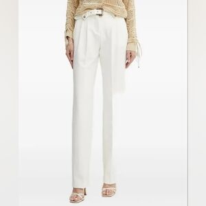 Versace Jeans Couture, 8, White Women's Trousers